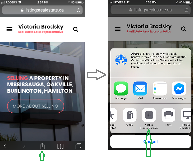Add To Home Screen Launch Victoria s Real Estate Website As An App