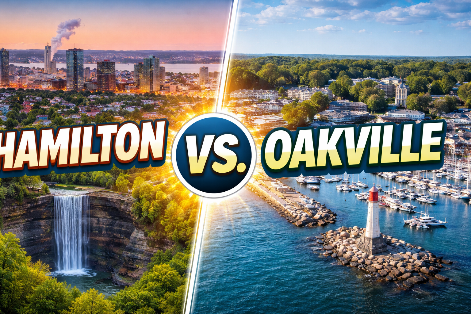 Hamilton vs Oakville Real Estate Comparison